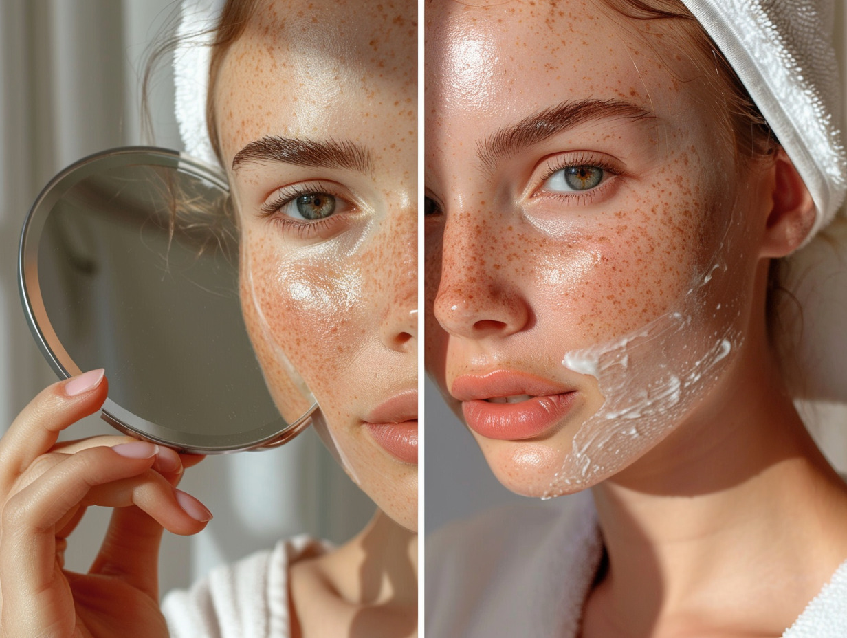 microneedling avant-après