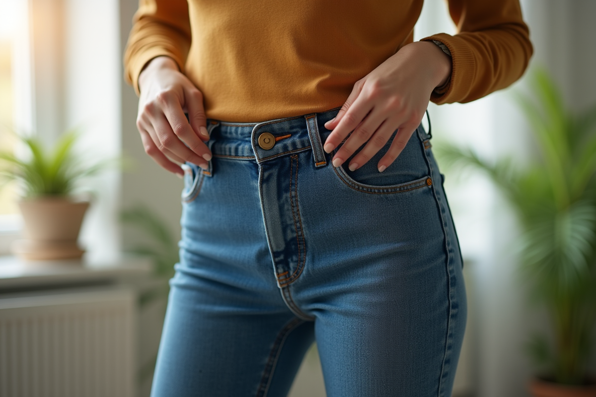 jeans serrés